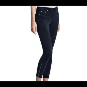 Rag & Bone Ame Velvet Crop Skinny